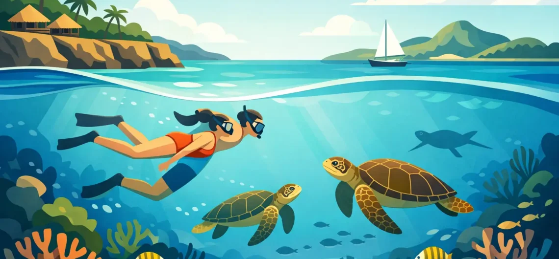 Best Place to Swim With Sea Turtles in Curacao